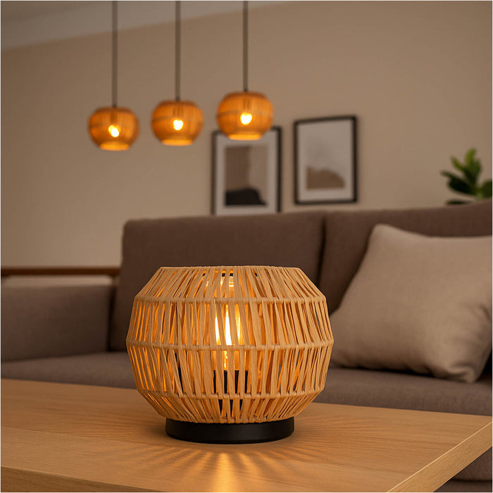 2 PACK Stylish Modern Black Table Lamp for Home Decor Enhance Your Indoor Lighting