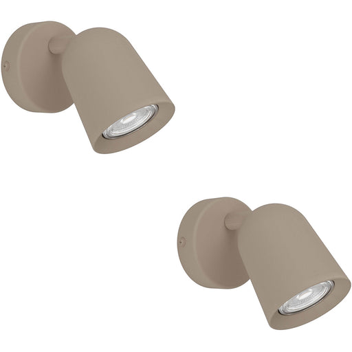 2 PACK Sandy Ceiling Spotlight Modern LED Indoor Wall Light for Home Décor