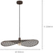 Stylish Modern Bronze Pendant Ceiling Light for Elegant Indoor Spaces