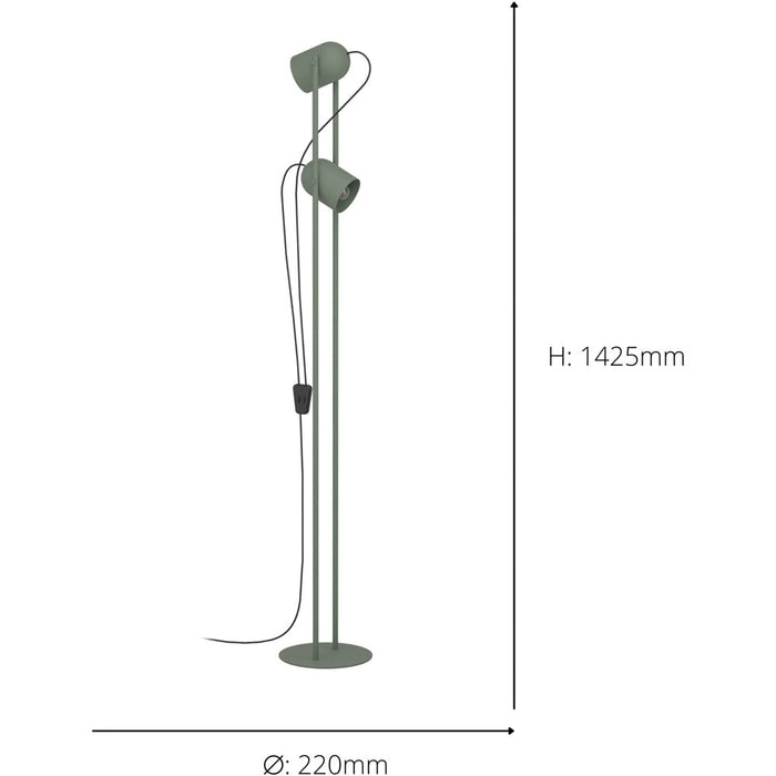 Stylish Modern Green Ceiling Spotlight for Any Indoor Room