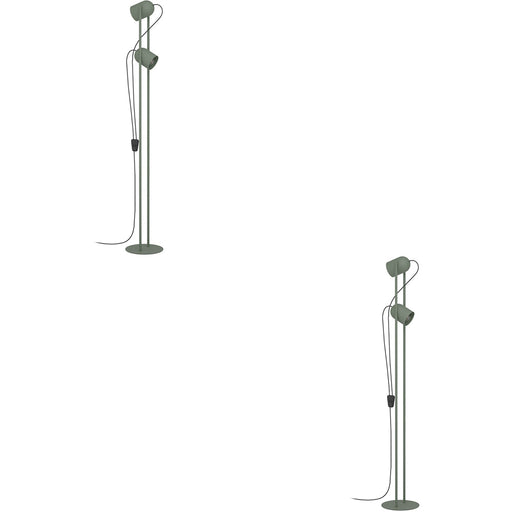 2 PACK Stylish Modern Green Ceiling Spotlight for Any Indoor Room