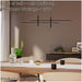 Stylish Modern Black Bar LED Pendant Light for Indoor Spaces