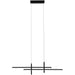 Stylish Modern Black Bar LED Pendant Light for Indoor Spaces