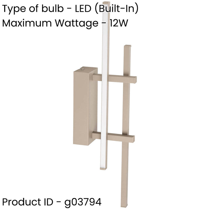 Sleek Modern Design Sandy Wall Light LED Indoor Lighting for Home Decor