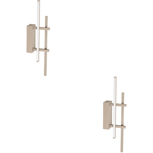 2 PACK Sleek Modern Design Sandy Wall Light LED Indoor Lighting for Home Decor