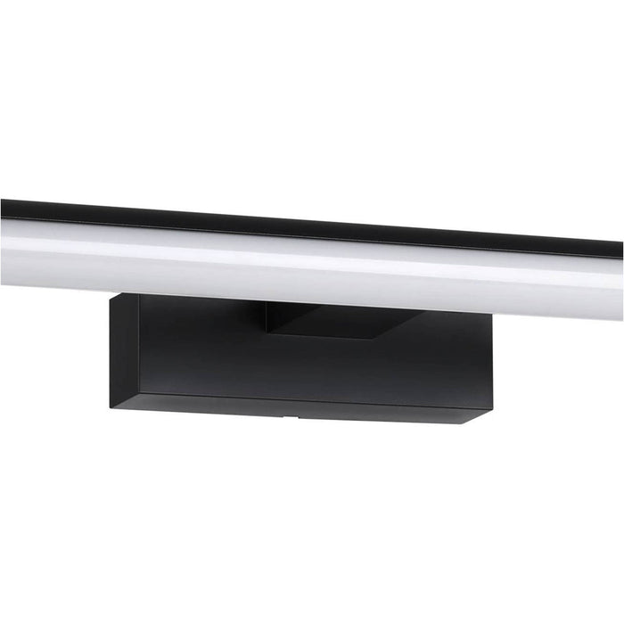 Stylish 40cm Black Mirror Wall Light for Modern Bathrooms