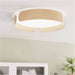 2 PACK Stylish Brown 40cm LED Round Ceiling Light for Modern Indoor Spaces