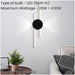 Stylish Modern Black LED Ceiling Light for Indoor Spaces Perfect for Home Decor