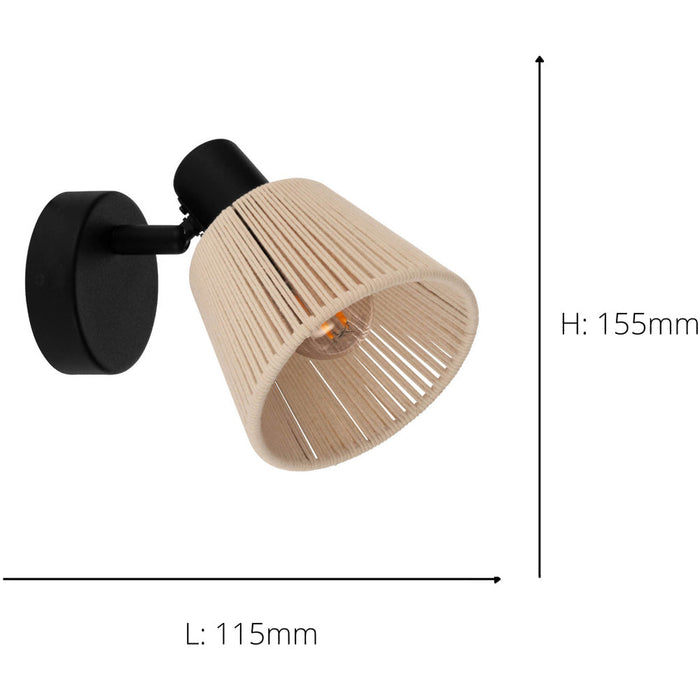 2 PACK Stylish Black Ceiling Spotlight for Modern Home Design Perfect Indoor Lighting Solution