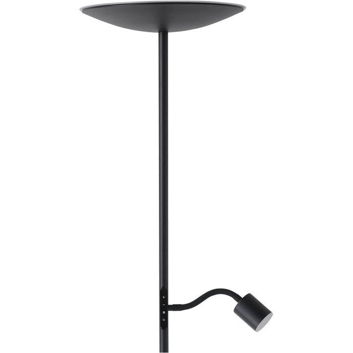 Stylish Modern Black LED Floor Lamp for Indoor Use Elegant Lighting Solution