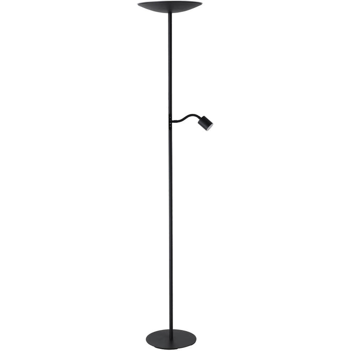 Stylish Modern Black LED Floor Lamp for Indoor Use Elegant Lighting Solution