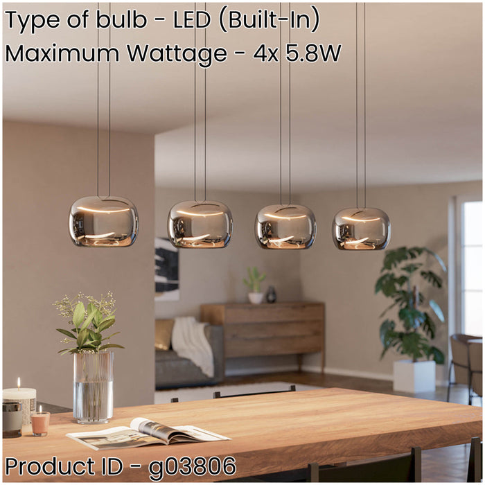 Sleek Modern Design Black LED Pendant Light for Indoor Ceiling Illumination