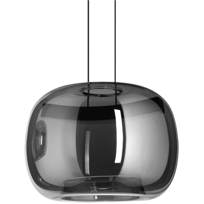 Sleek Modern Design Black LED Pendant Light for Indoor Ceiling Illumination