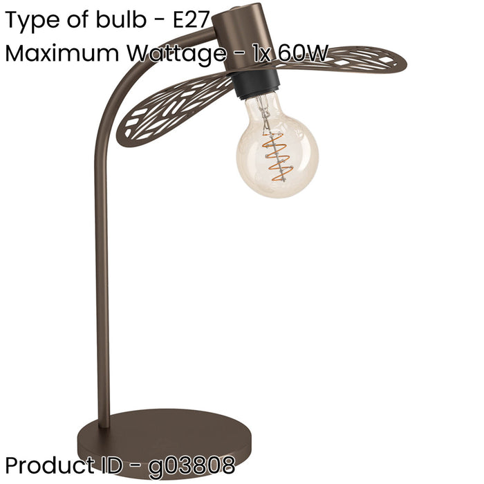 Stylish 45cm Modern Bronze Table Lamp for Home Décor and Lighting
