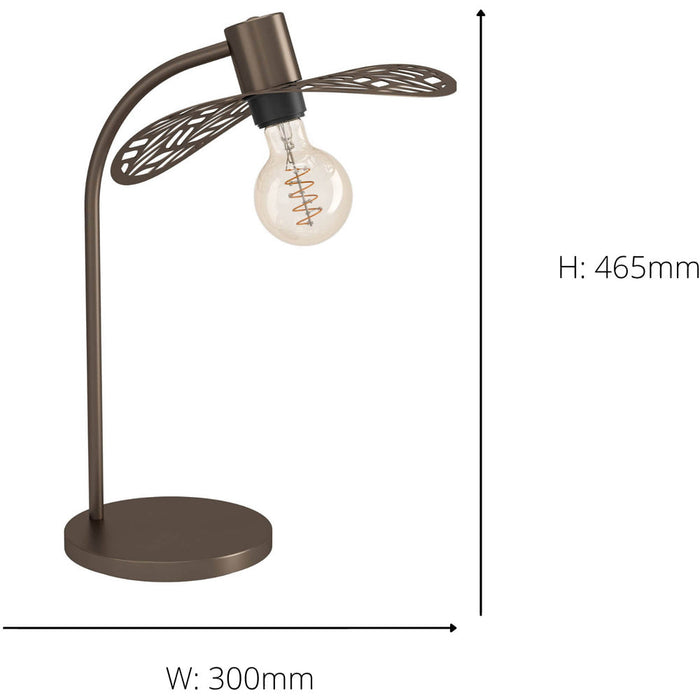 Stylish 45cm Modern Bronze Table Lamp for Home Décor and Lighting
