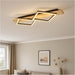 Stylish Modern Black and Brown LED Ceiling Light for Indoor Spaces