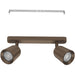 Stylish Dark Bronze LED Ceiling Spotlight for Indoor Spaces