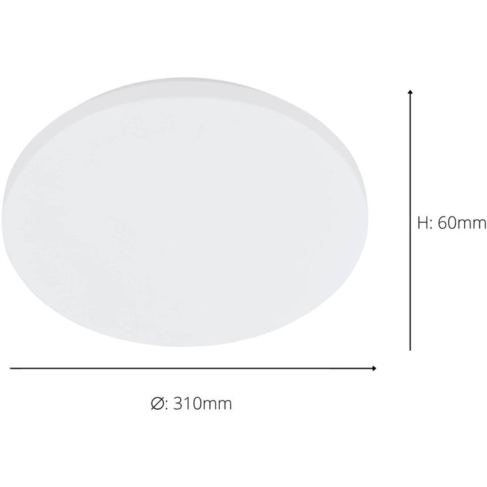 Sleek Modern White LED Ceiling Light for Any Indoor Space