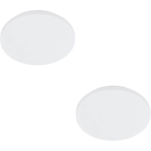 2 PACK Sleek Modern White LED Ceiling Light for Any Indoor Space