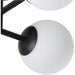 Stylish Black LED Ceiling Light for Modern Indoor Bathroom Decor
