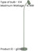 2 PACK Stylish Modern Green Floor Lamp Elegant Indoor Lighting for Home Decor