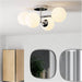Stylish Modern Chrome LED Ceiling Light for Indoor Bathroom Decor