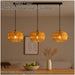 Stylish Modern Black Triple Pendant Ceiling Light for Indoor Spaces