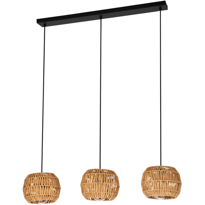 Stylish Modern Black Triple Pendant Ceiling Light for Indoor Spaces