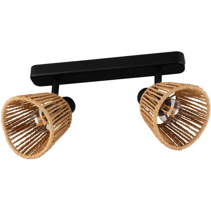 Stylish Modern Black LED Ceiling Light Fixture for Home Interiors