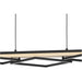 Stylish Modern Black and Brown LED Pendant Ceiling Light for Contemporary Interiors