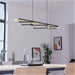 Stylish Modern Black and Brown LED Pendant Ceiling Light for Contemporary Interiors