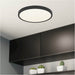 Sleek Modern Black Round LED Ceiling Light for Stylish Indoor Spaces