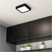 Stylish LED Black Square Ceiling Light for Modern Indoor Spaces