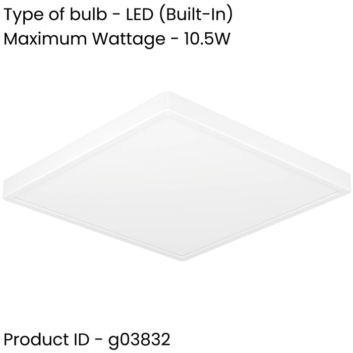 2 PACK Sleek Modern Black Square LED Ceiling Light for Indoor Spaces Stylish and Energy Efficient