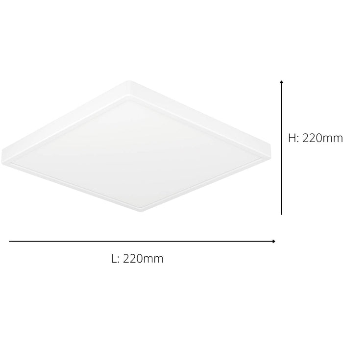 2 PACK Sleek Modern Black Square LED Ceiling Light for Indoor Spaces Stylish and Energy Efficient