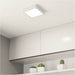 Stylish White Square LED Ceiling Light for Modern Homes Versatile Indoor Illumination