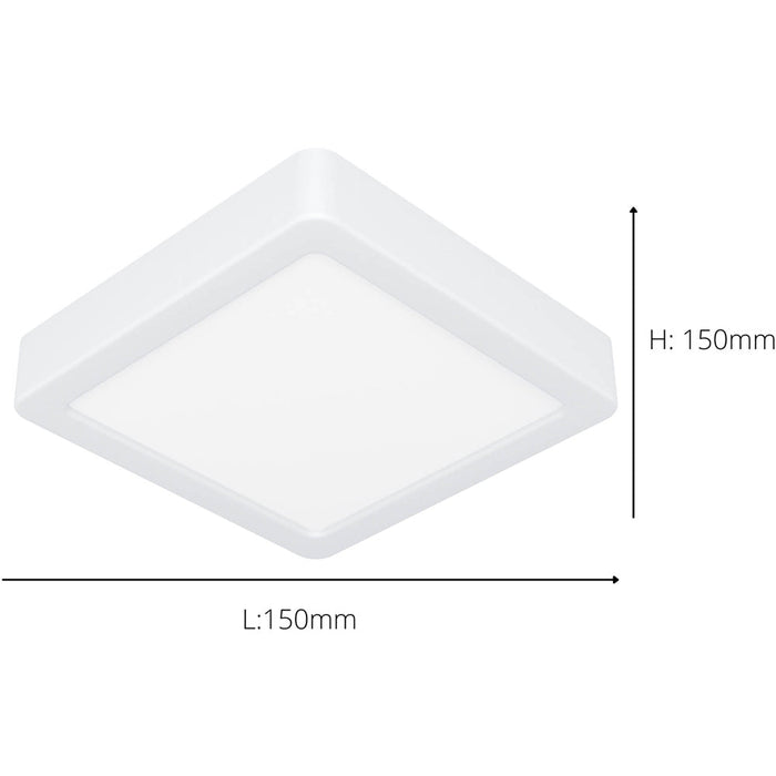 Stylish White Square LED Ceiling Light for Modern Homes Versatile Indoor Illumination