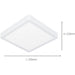 Modern Square LED Ceiling Light Stylish White Semi Flush Fixture for Indoor Spaces
