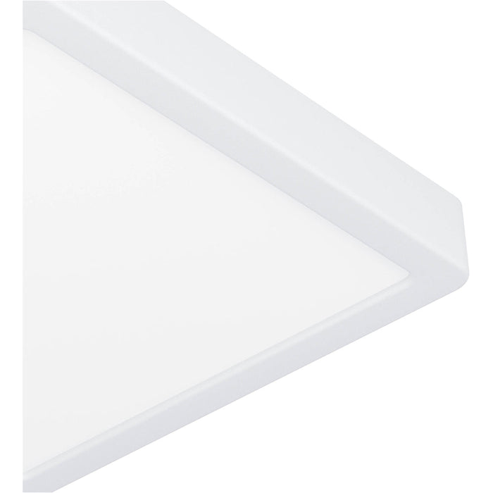 Modern Square LED Ceiling Light Stylish White Semi Flush Fixture for Indoor Spaces