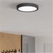 2 PACK Sleek Black Round LED Ceiling Light for Modern Indoor Spaces