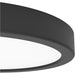 Sleek Black Round LED Ceiling Light for Modern Indoor Spaces
