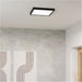 2 PACK Sleek Black Square LED Ceiling Light for Modern Indoor Spaces