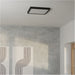 Sleek Black Square LED Ceiling Light for Modern Indoor Spaces