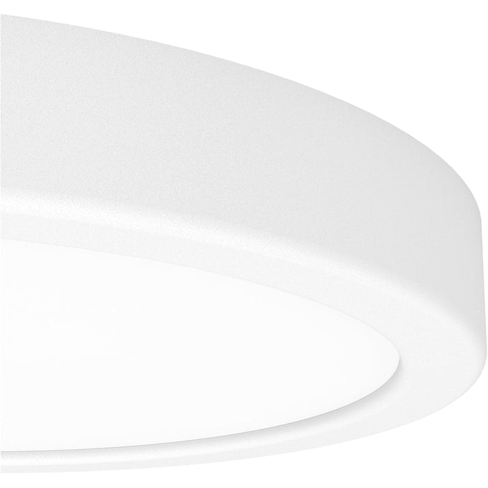 Modern White Round LED Ceiling Light Stylish Indoor Semi Flush Lighting