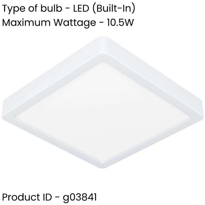 2 PACK Modern White Square LED Ceiling Light Stylish Indoor Illumination for Any Room