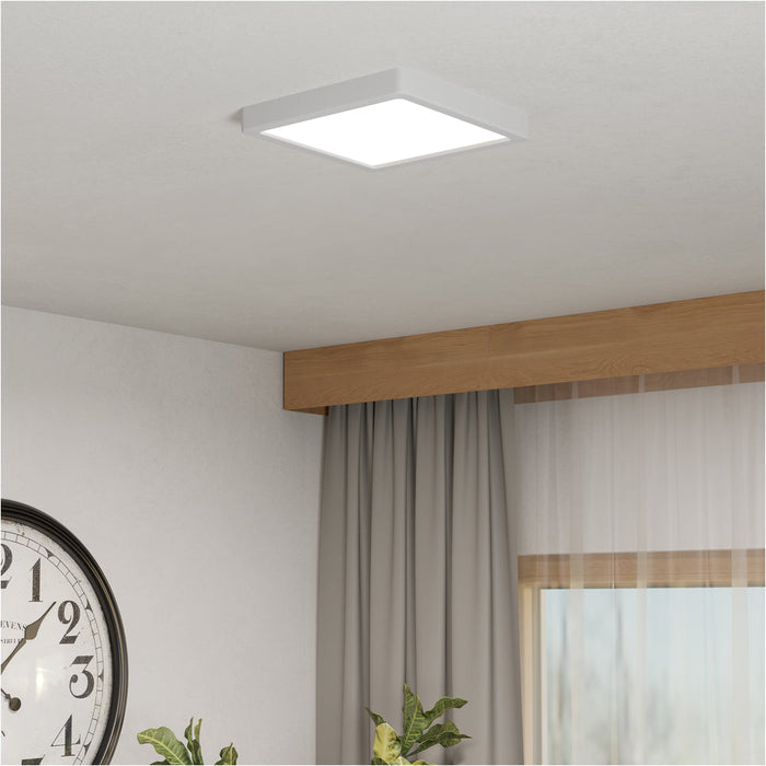 Modern White Square LED Ceiling Light Stylish Indoor Illumination for Any Room