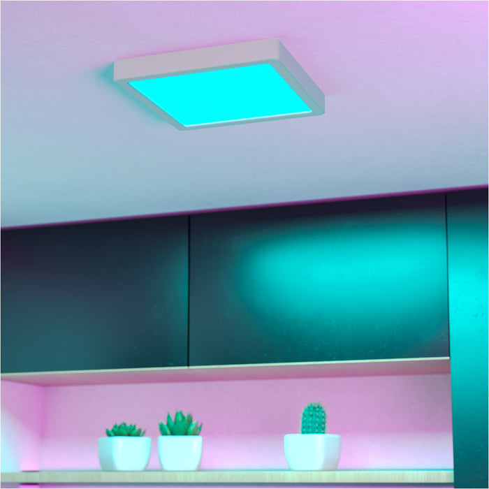 2 PACK Modern White Square LED Ceiling Light Stylish Indoor Illumination for Any Room