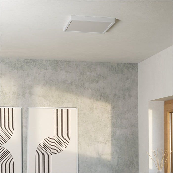 Modern Design White Square LED Ceiling Light for Contemporary Indoor Spaces