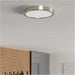 2 PACK Satin Nickel Modern Design Round Ceiling Light for Indoor Spaces Stylish and Elegant