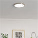Modern Satin Nickel Round Ceiling Light for Contemporary Indoor Spaces